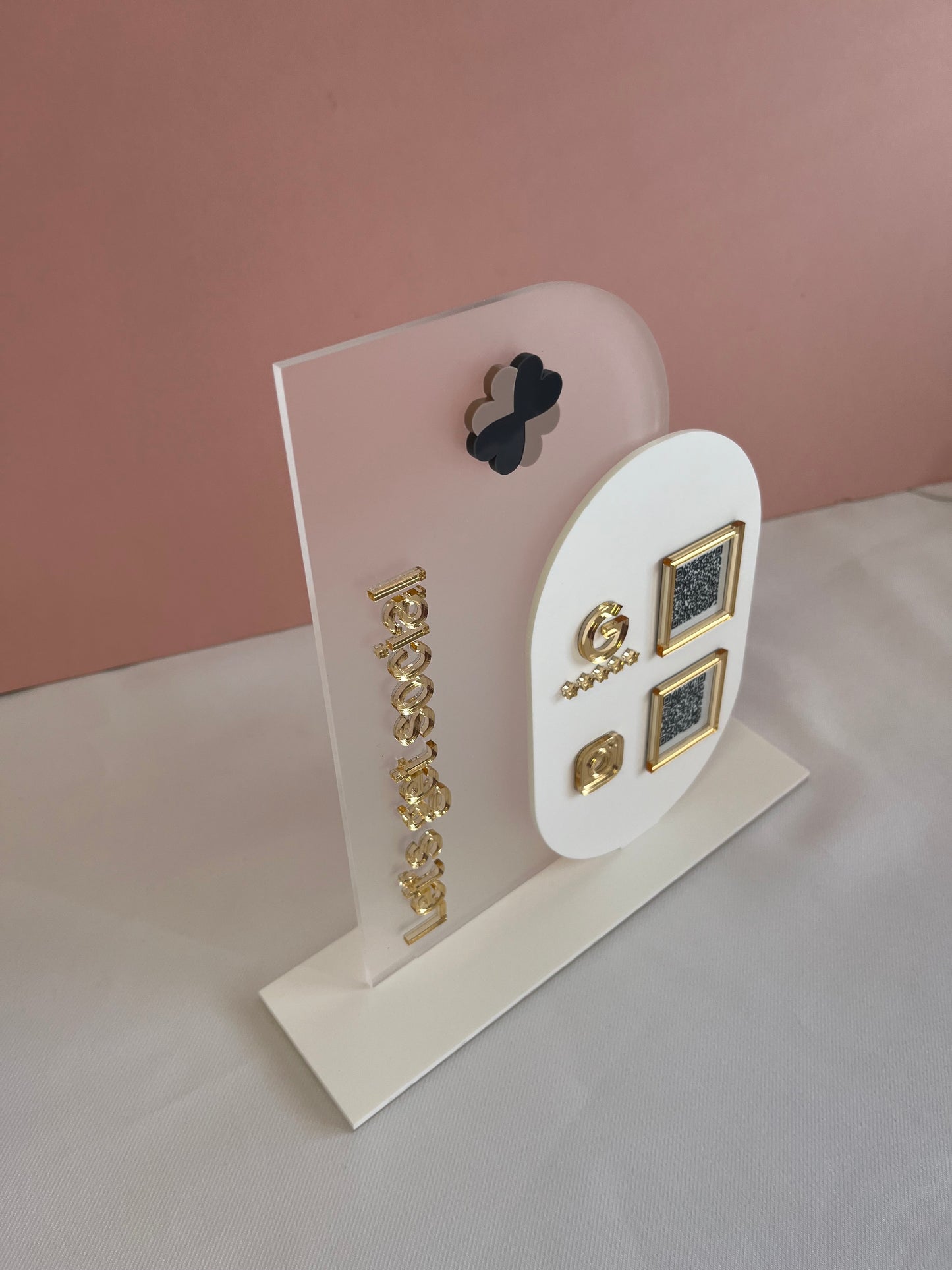 Double Layer QR Code Sign
