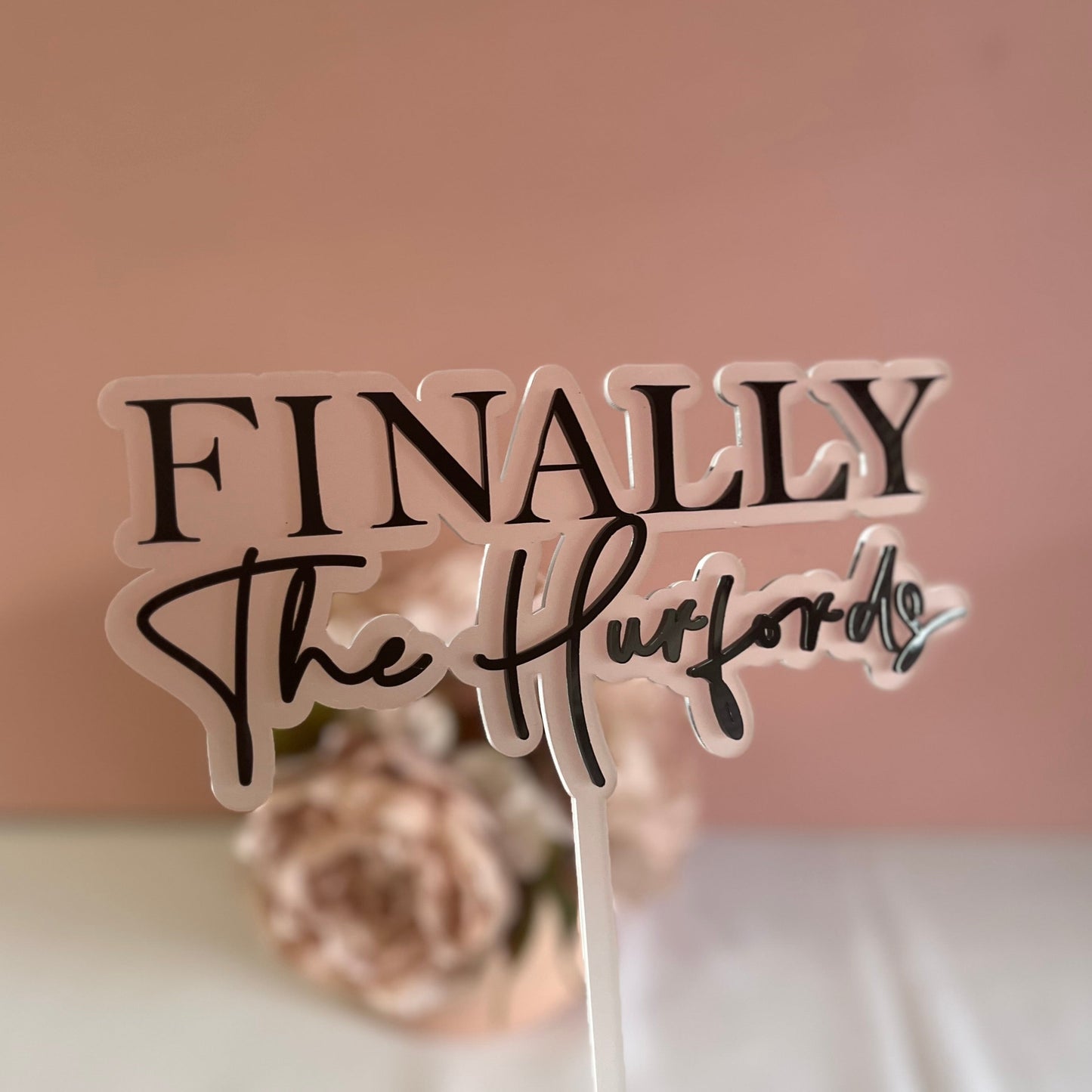 Finally The … Cake topper