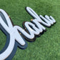 Personalised Double Layer Acrylic Name Sign