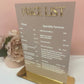Salon price list - 3d acrylic sign