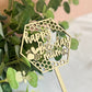 Happy Bee-day Cake Topper