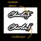 Triple Layer Shadow Script Football Name Sign