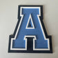 Triple Layer Varsity Initial Sign