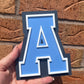Triple Layer Varsity Initial Sign