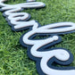 Personalised Double Layer Acrylic Name Sign