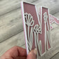 Personalised Wildflower Alphabet Name Sign