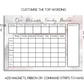 Alcohol Ink Weekly Wall Planner
