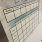 Alcohol Ink Weekly Wall Planner