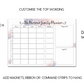 Boho Rainbow Weekly Wall Planner