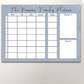 Gold Rain Weekly Wall Planner