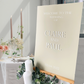 Wedding Welcome Sign