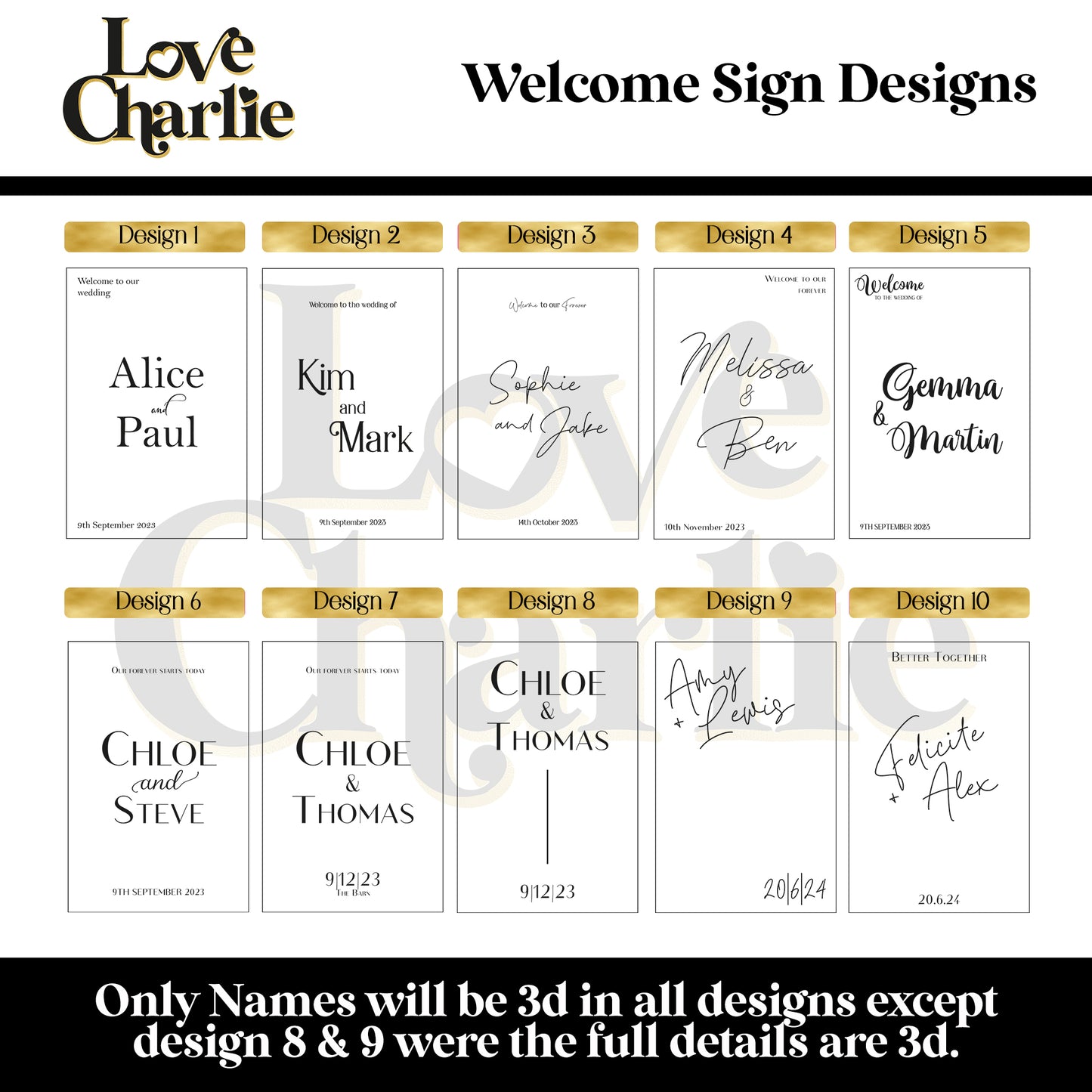 Wedding Welcome Sign