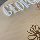 Wild Flower Personalised Nursery Sign