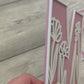 Personalised Wildflower Alphabet Name Sign